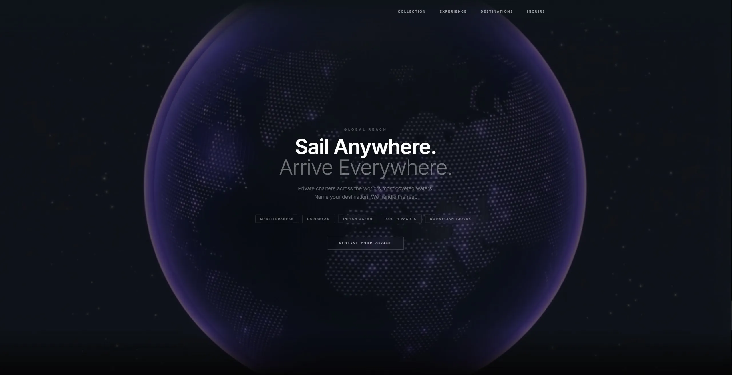 Interior looking out